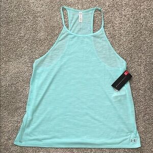 Under Armour Light Blue Relaxed Razorback Tank Top - XL